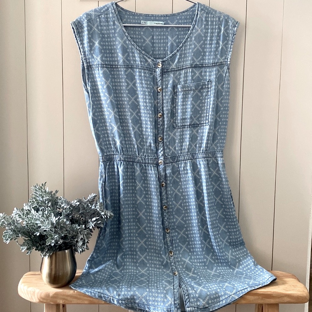 Soft denim dress